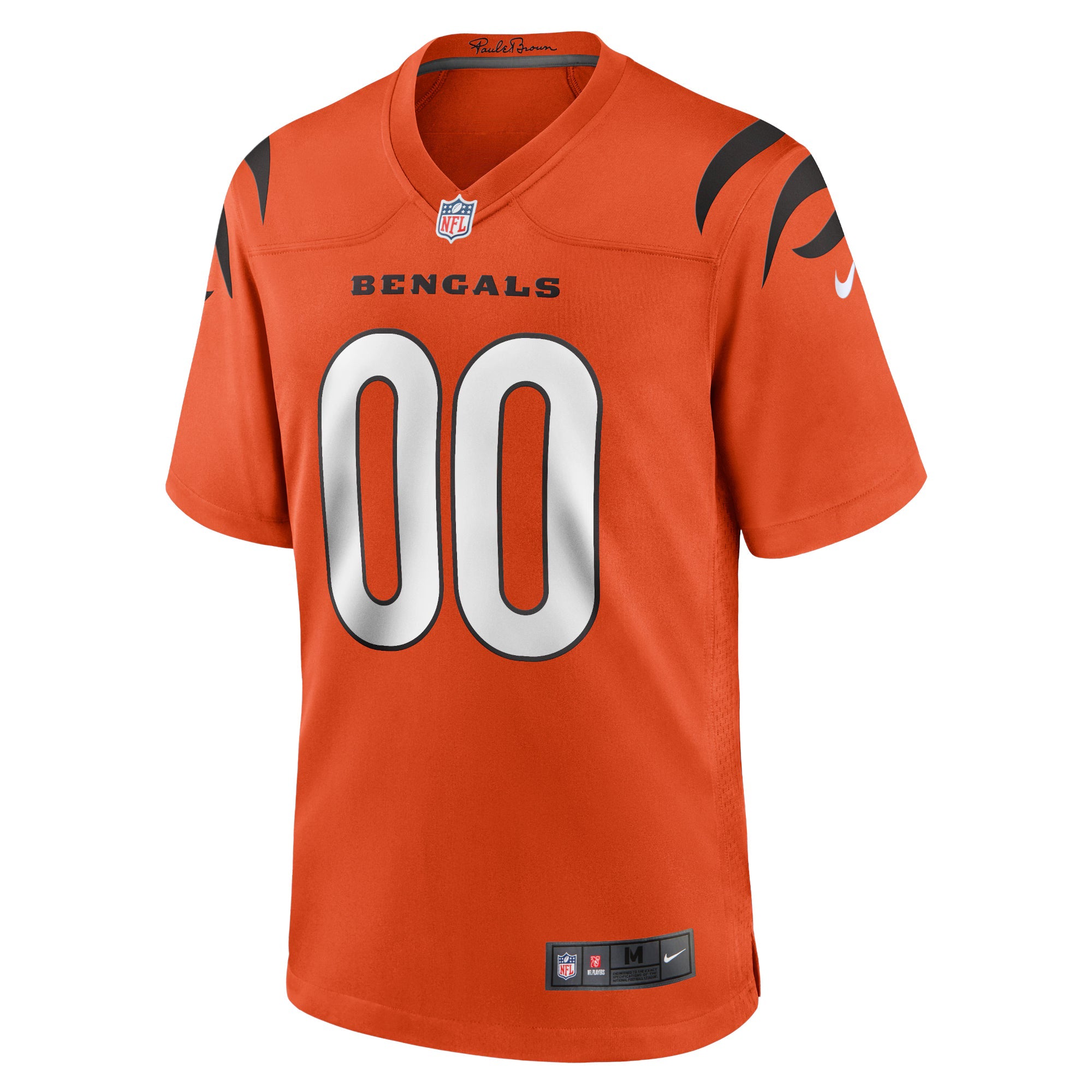 Cincinnati Bengals Orange Alternate Game Custom Jersey