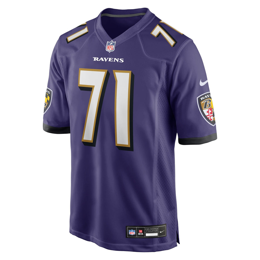 Baltimore Ravens Carson Vinson Purple Team Game Jersey