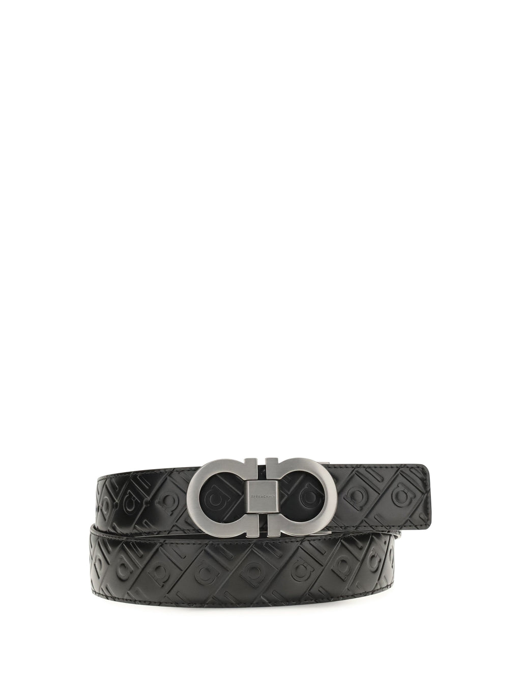 Ferragamo Men Reversible Leather Gancini Belt