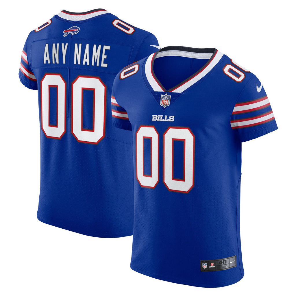 Buffalo Bills Royal Vapor Elite Custom Jersey