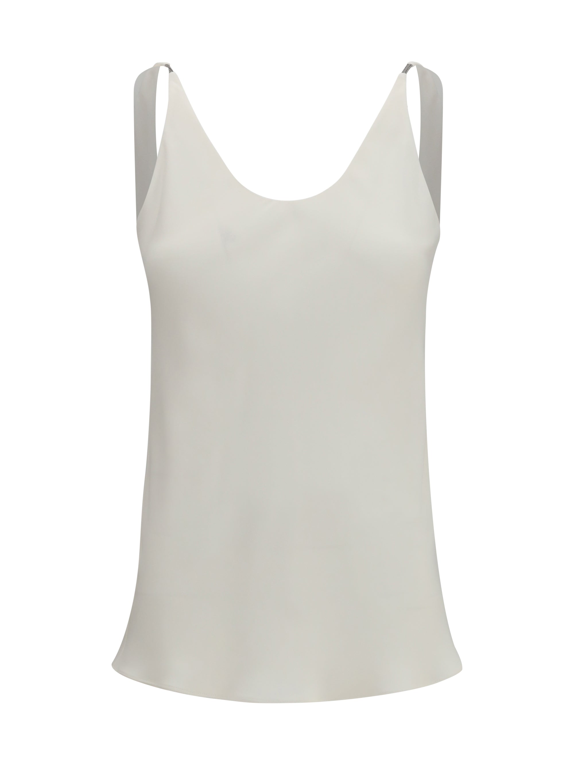 Brunello Cucinelli Women Silk Crêpe Sablé Top