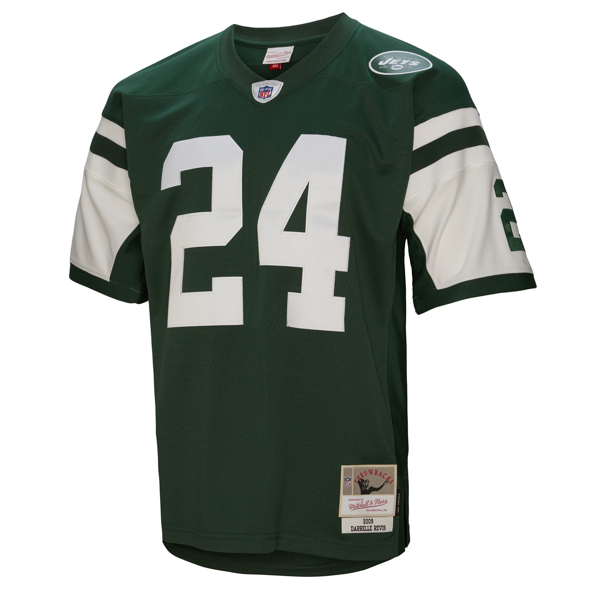 New York Jets Darrelle Revis Mitchell & Ness Green Legacy Replica Jersey