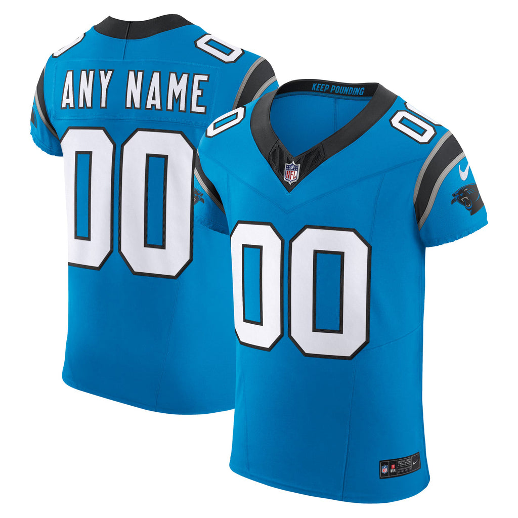 Carolina Panthers Blue Vapor F.U.S.E. Elite Custom Jersey