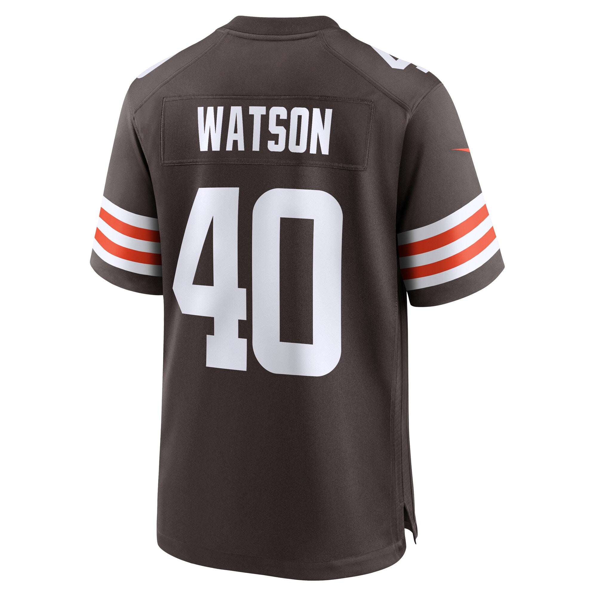 Cleveland Browns Nathaniel Watson Brown Team Game Jersey