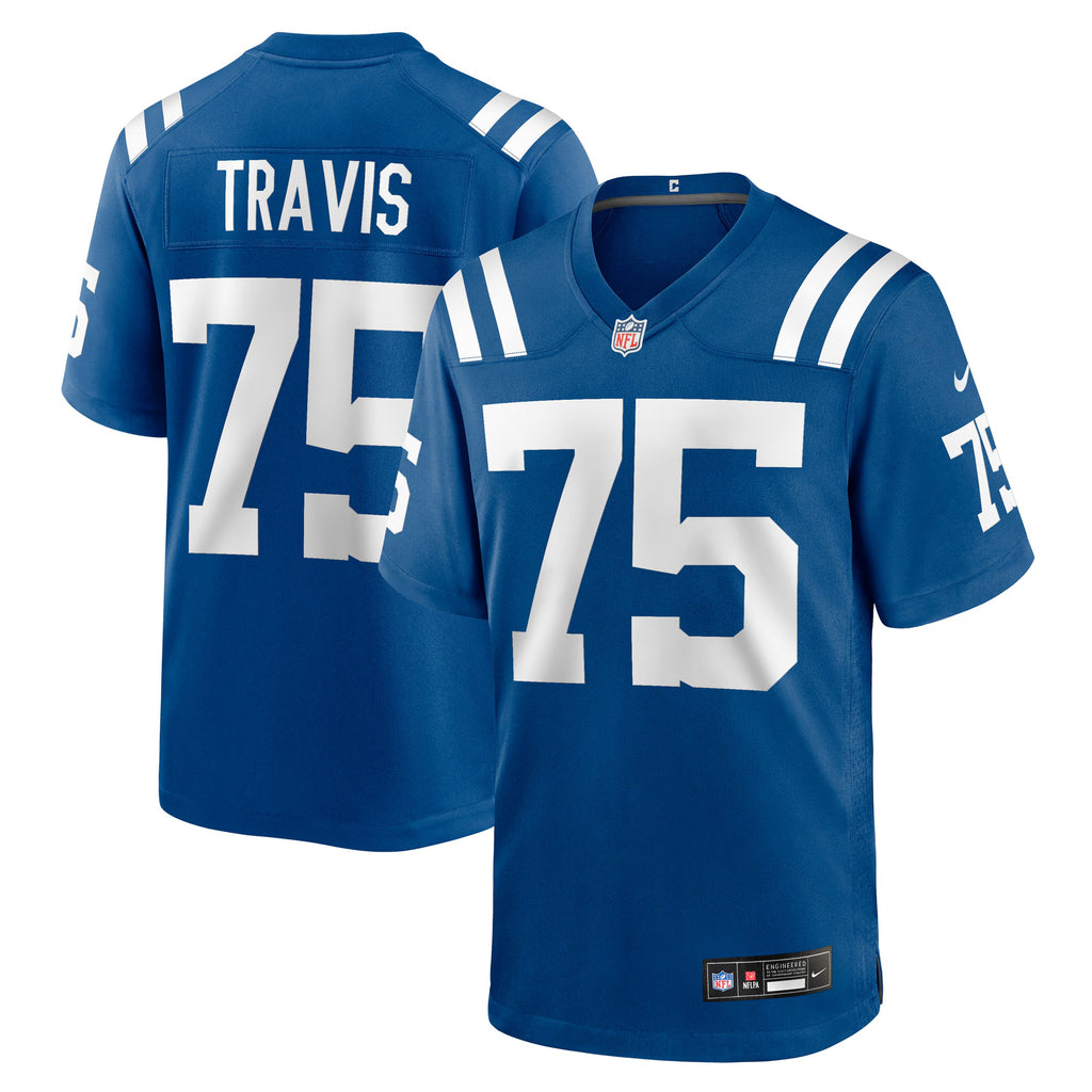 Indianapolis Colts Jalen Travis Royal Team Game Jersey