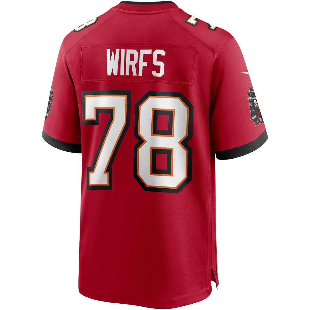 Tampa Bay Buccaneers Tristan Wirfs Red Player Game Jersey