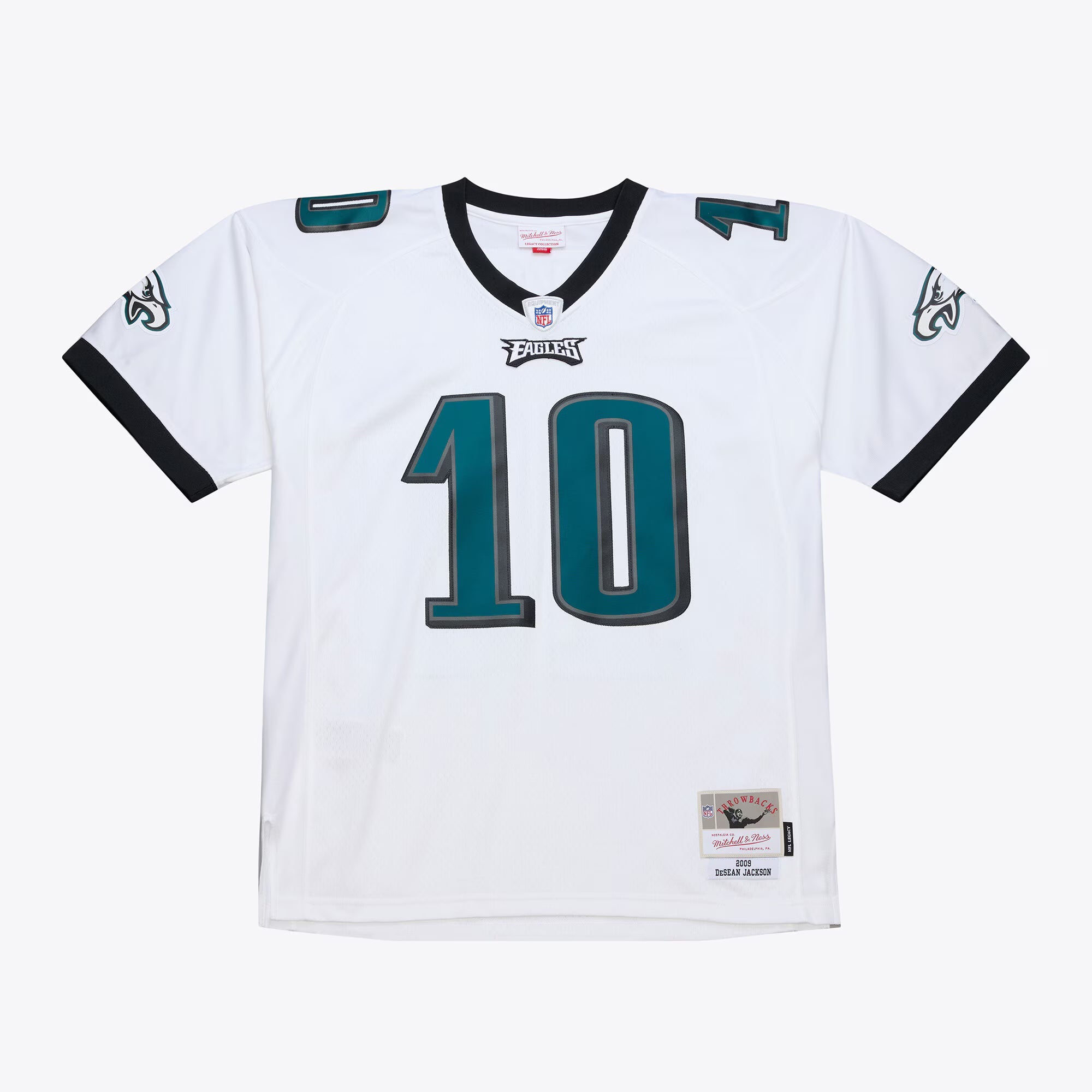 Philadelphia Eagles DeSean Jackson Mitchell & Ness White 2009 Legacy Throwback Replica Jersey