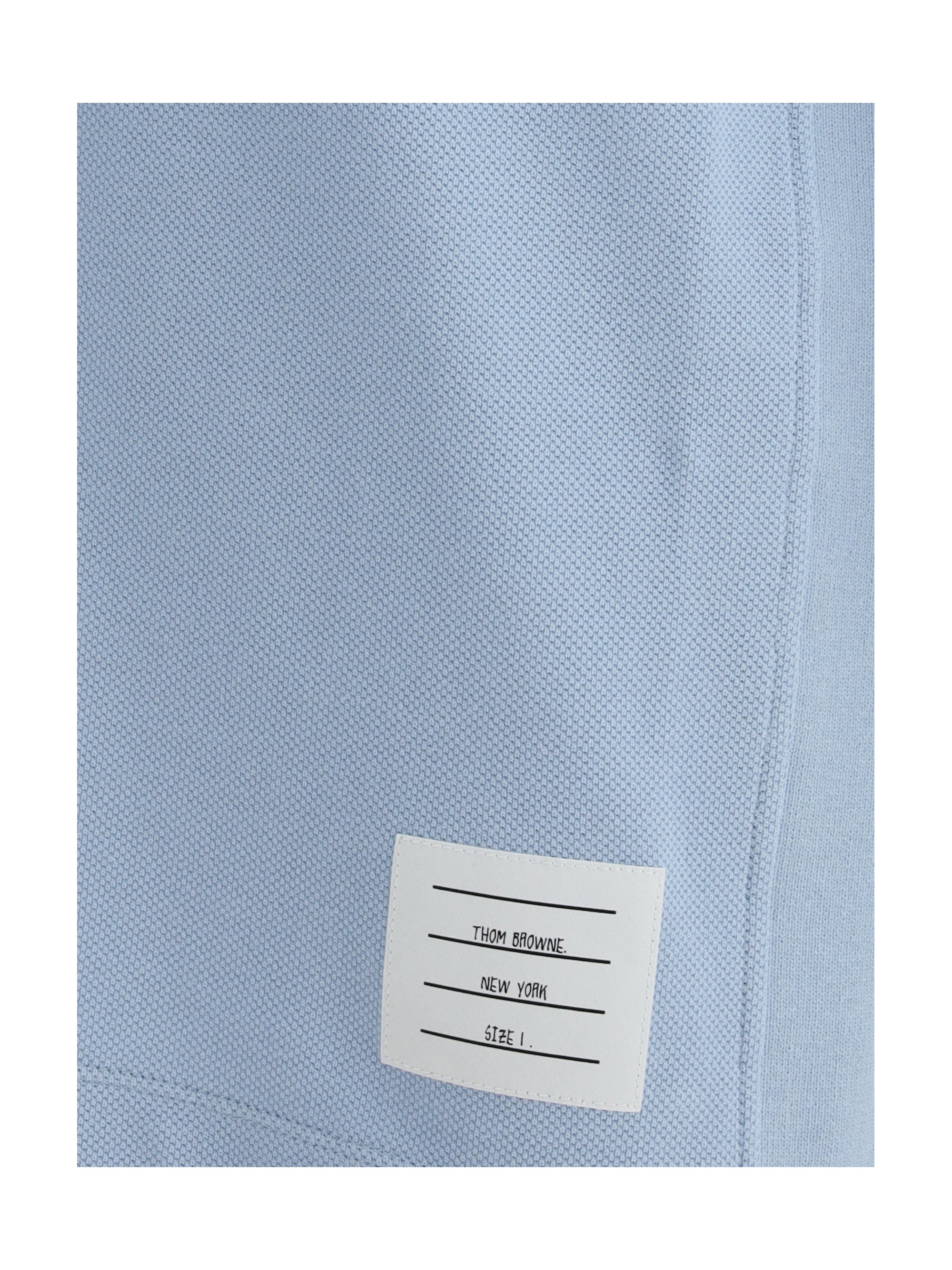 Thom Browne Men Polo Whit Iconic Bands