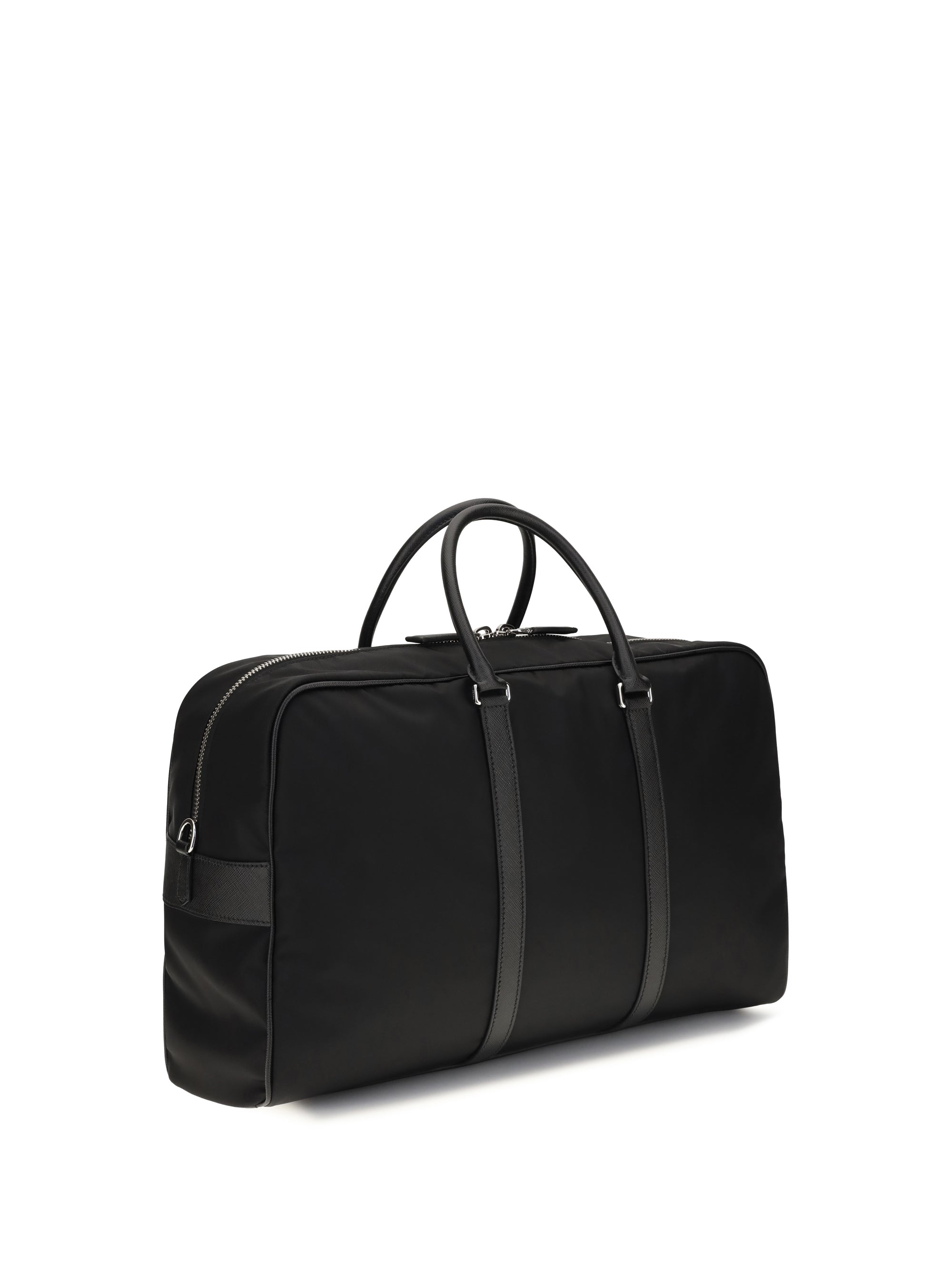 Prada Men Travel Bag In Re-Nylon And Saffiano