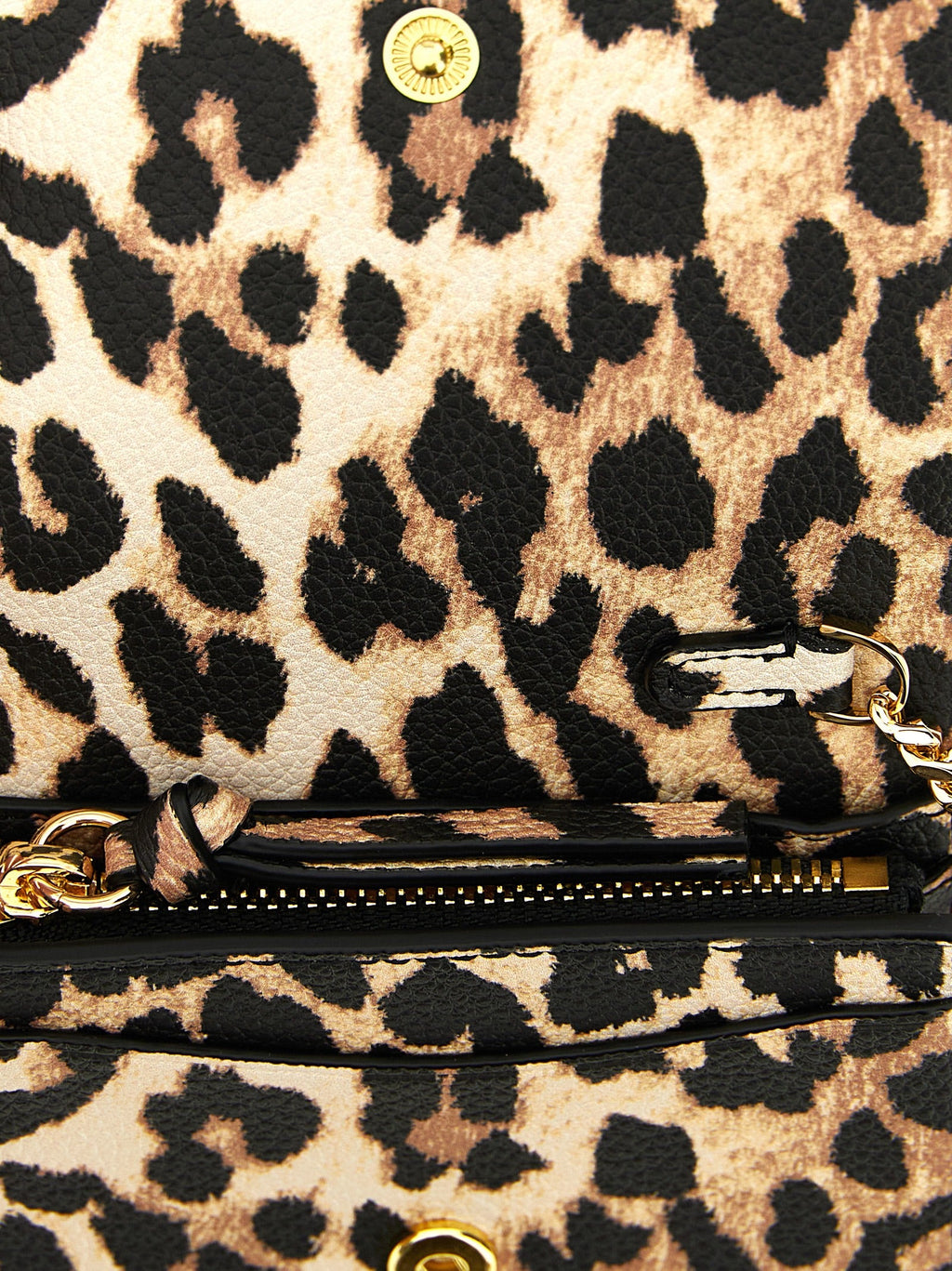 Ganni Women 'Leopard' Print Card Holder