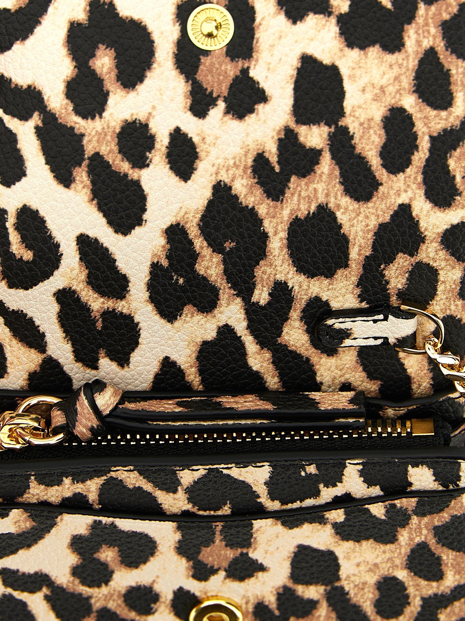 Ganni Women 'Leopard' Print Card Holder