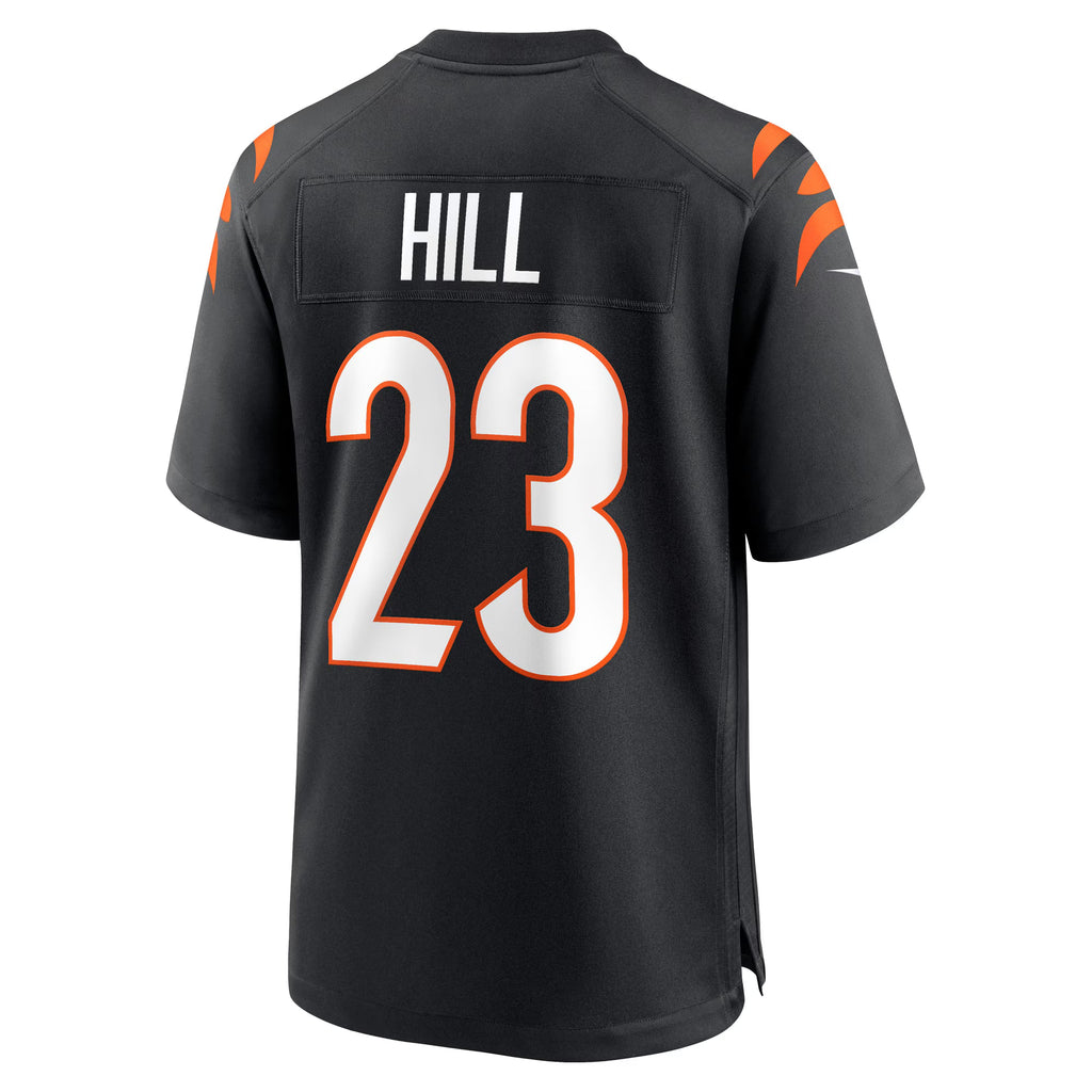 Cincinnati Bengals Daxton Hill Black Player Game Jersey