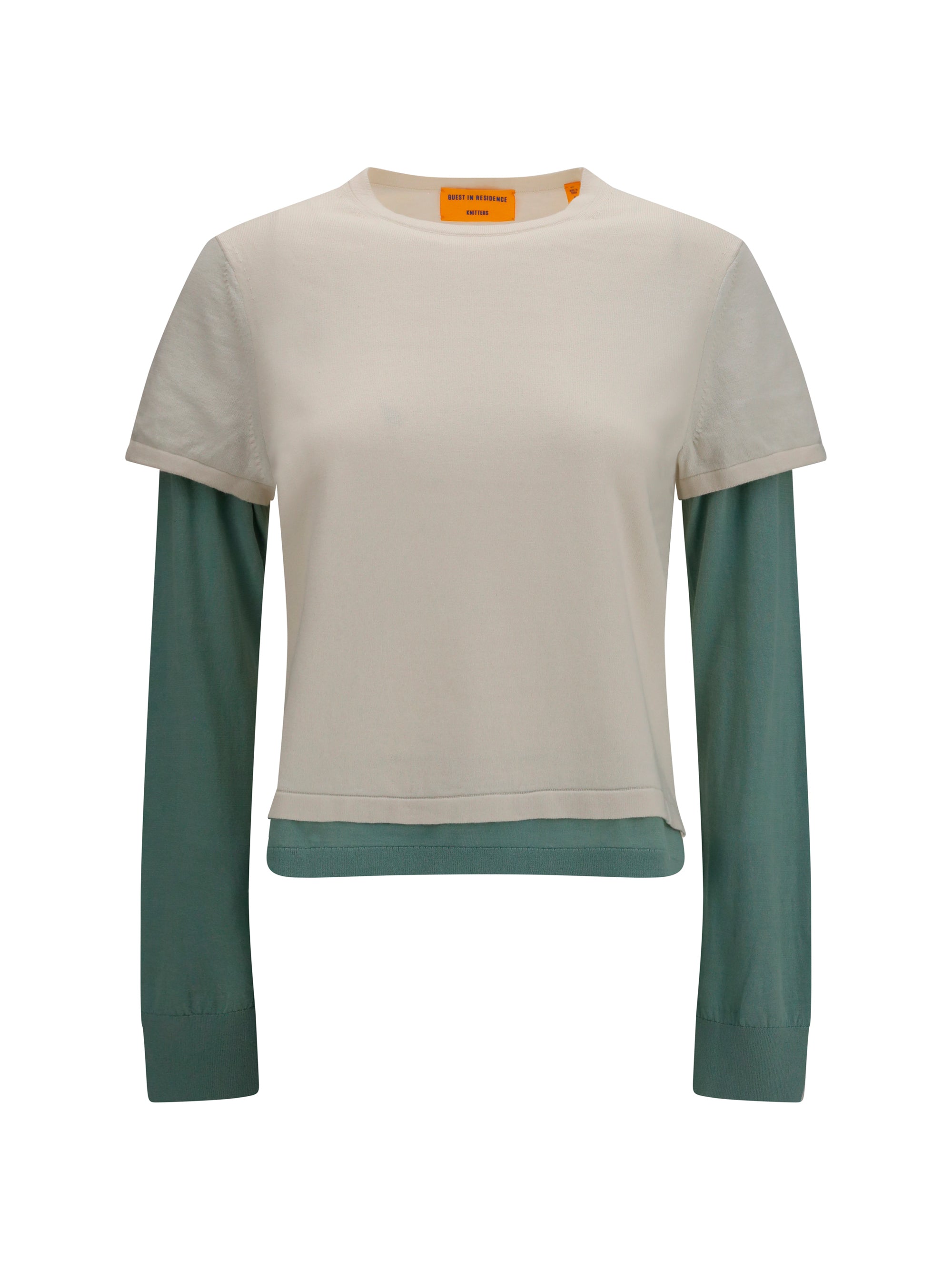 Guest In Residence Women Layered Sweater