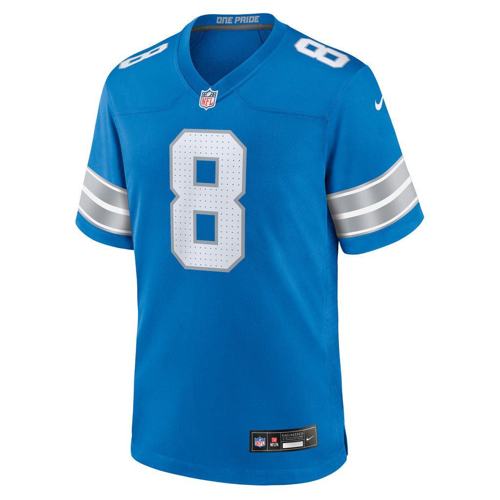 Detroit Lions Kyle Allen Blue Team Game Jersey