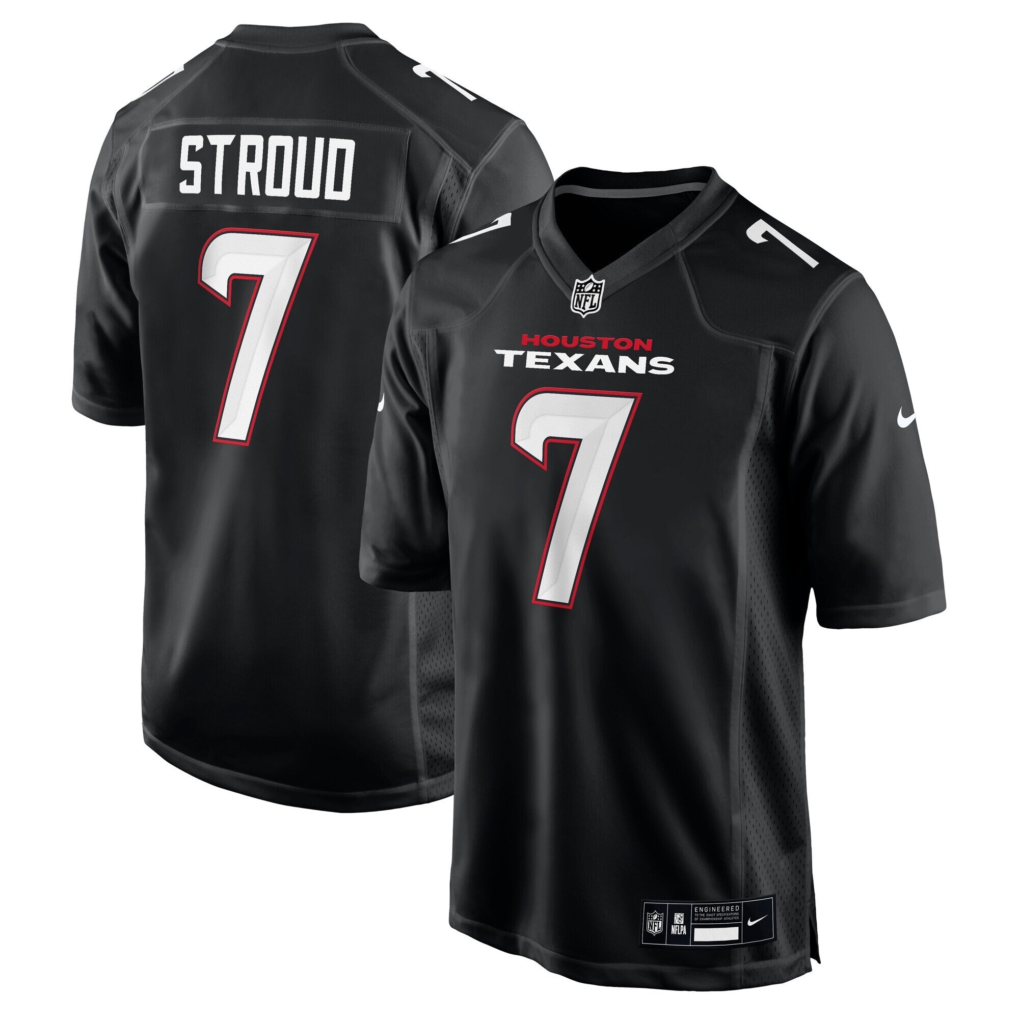 Houston Texans C.J. Stroud Carbon Black Fashion Jersey