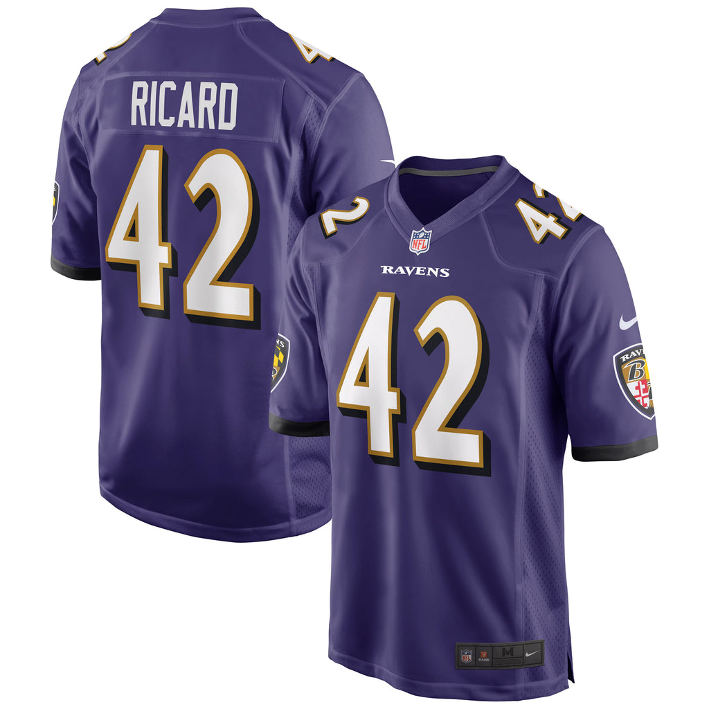 Baltimore Ravens Patrick Ricard Purple Game Jersey