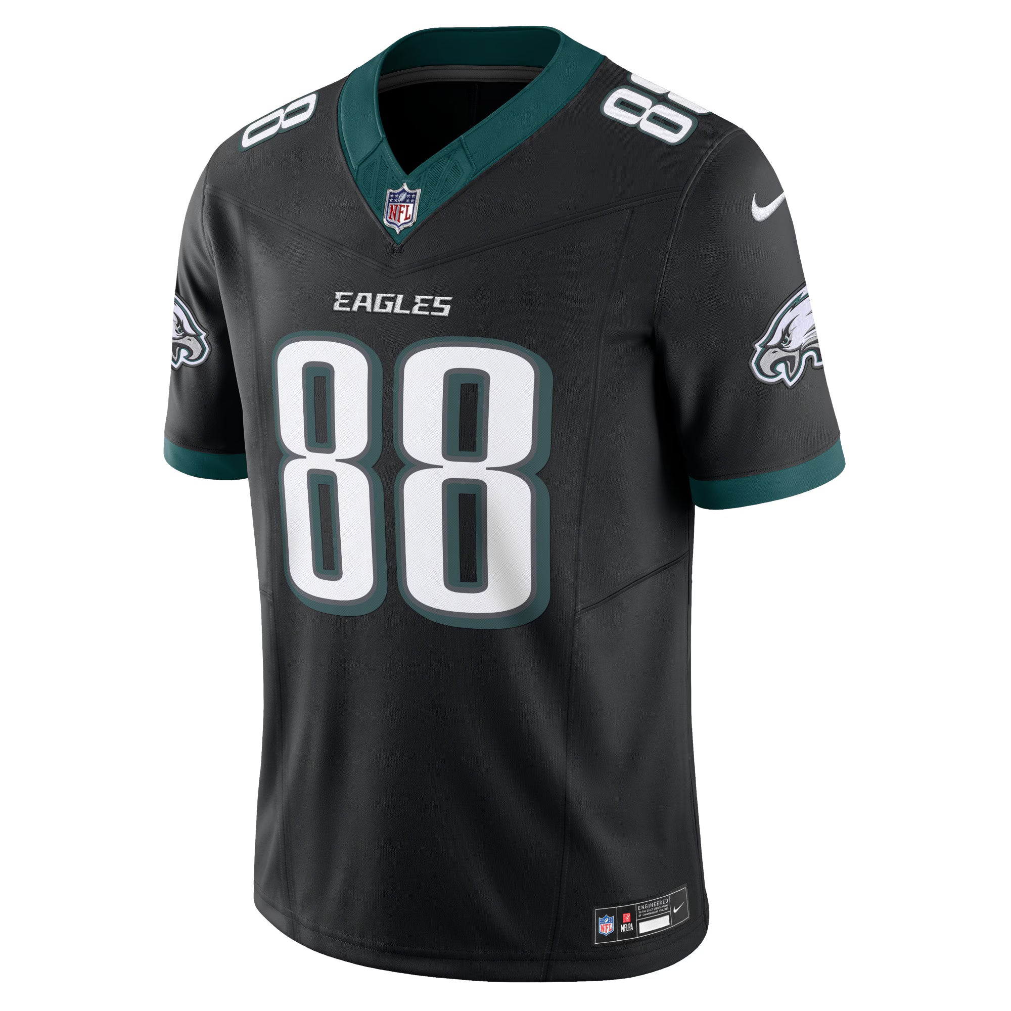 Philadelphia Eagles Dallas Goedert Black Alternate Vapor F.U.S.E. Limited Jersey