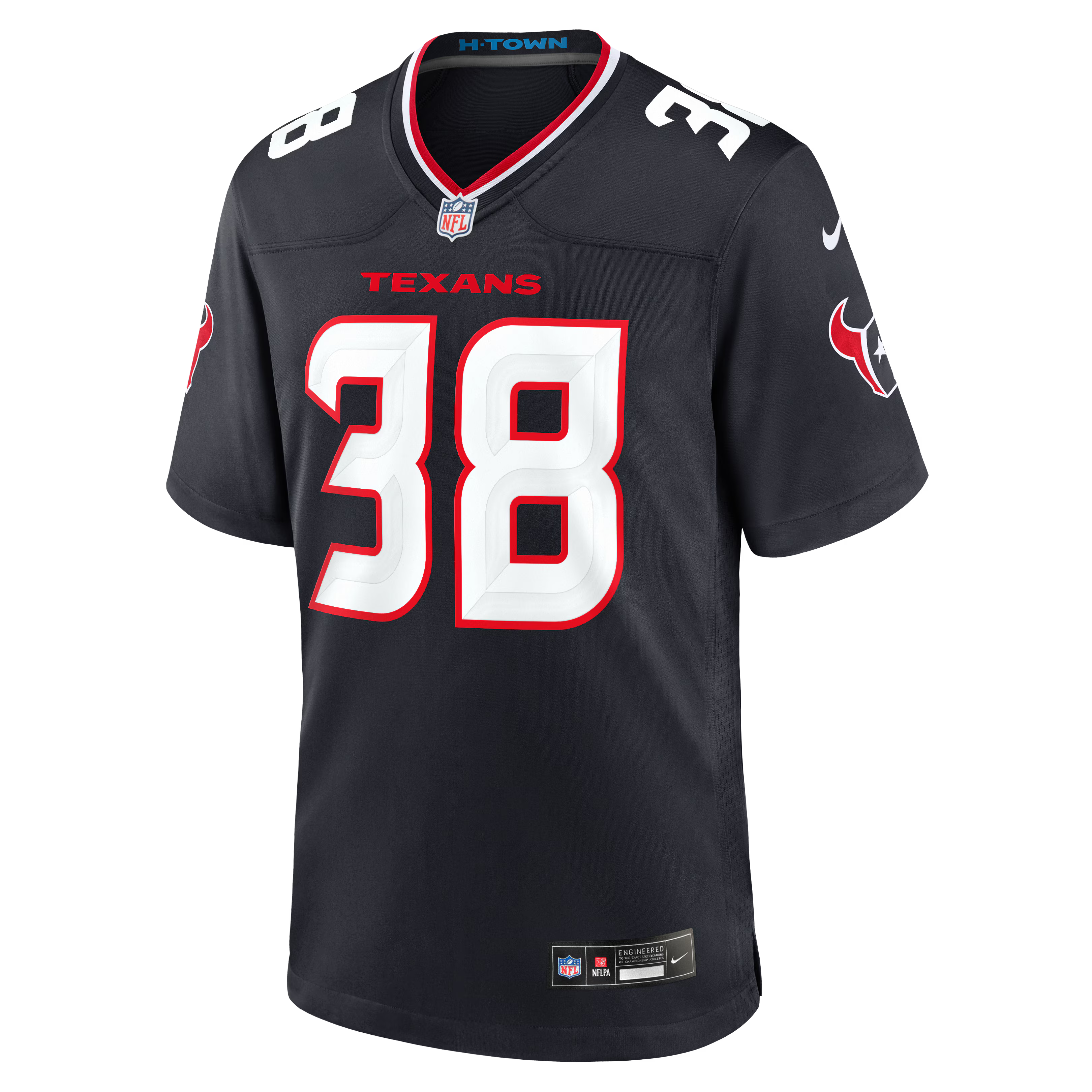 Houston Texans Zion Childress Navy Team Game Jersey