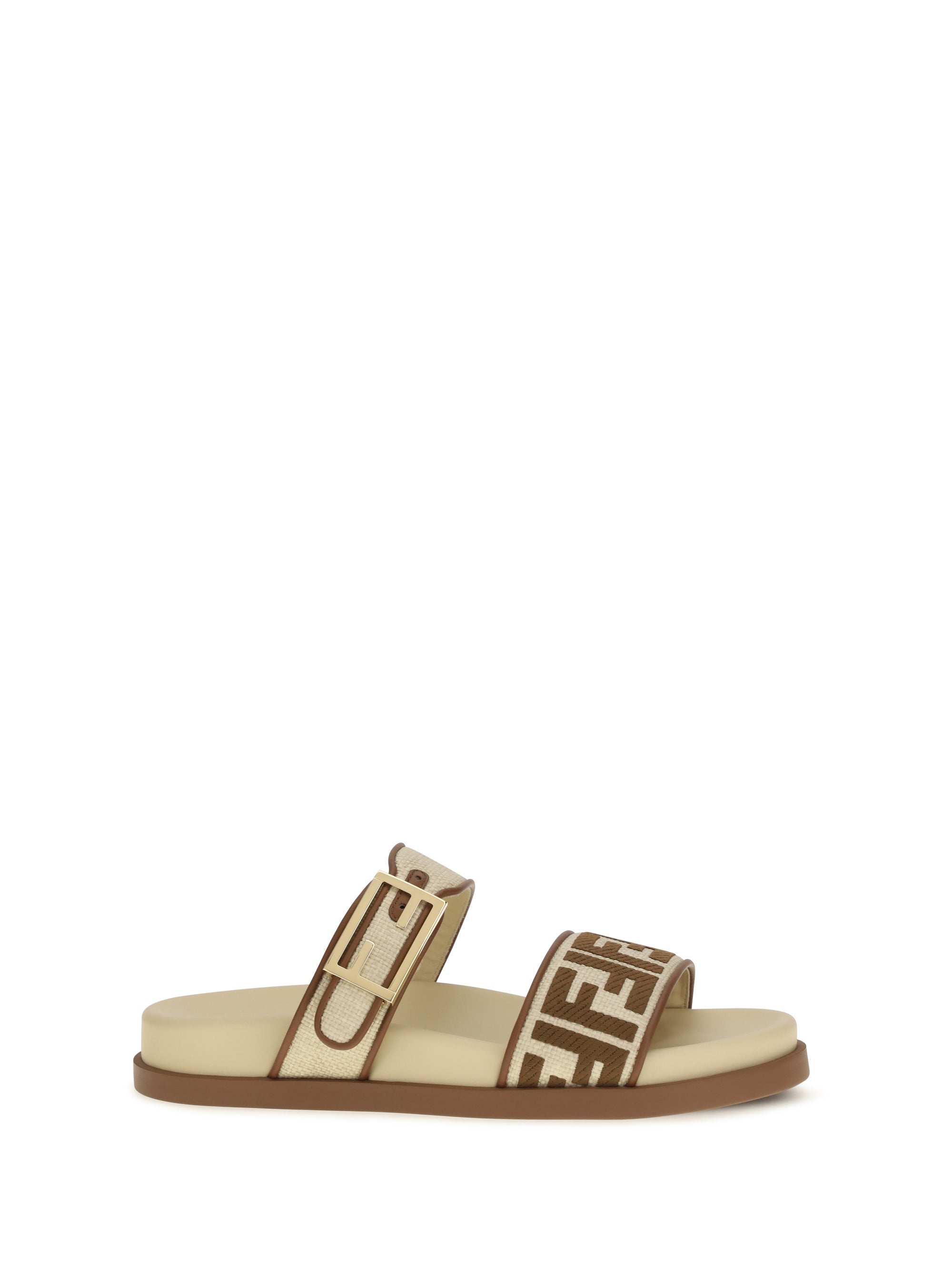 Fendi Women Feel Slide Sandals