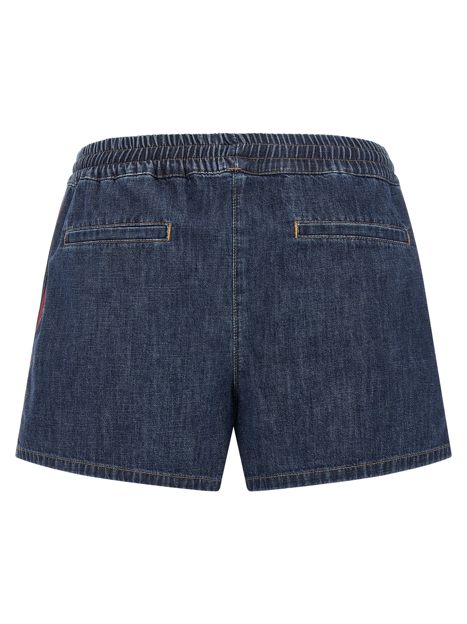 Valentino Garavani Women Valentino Garavani Chambray Denim Shorts