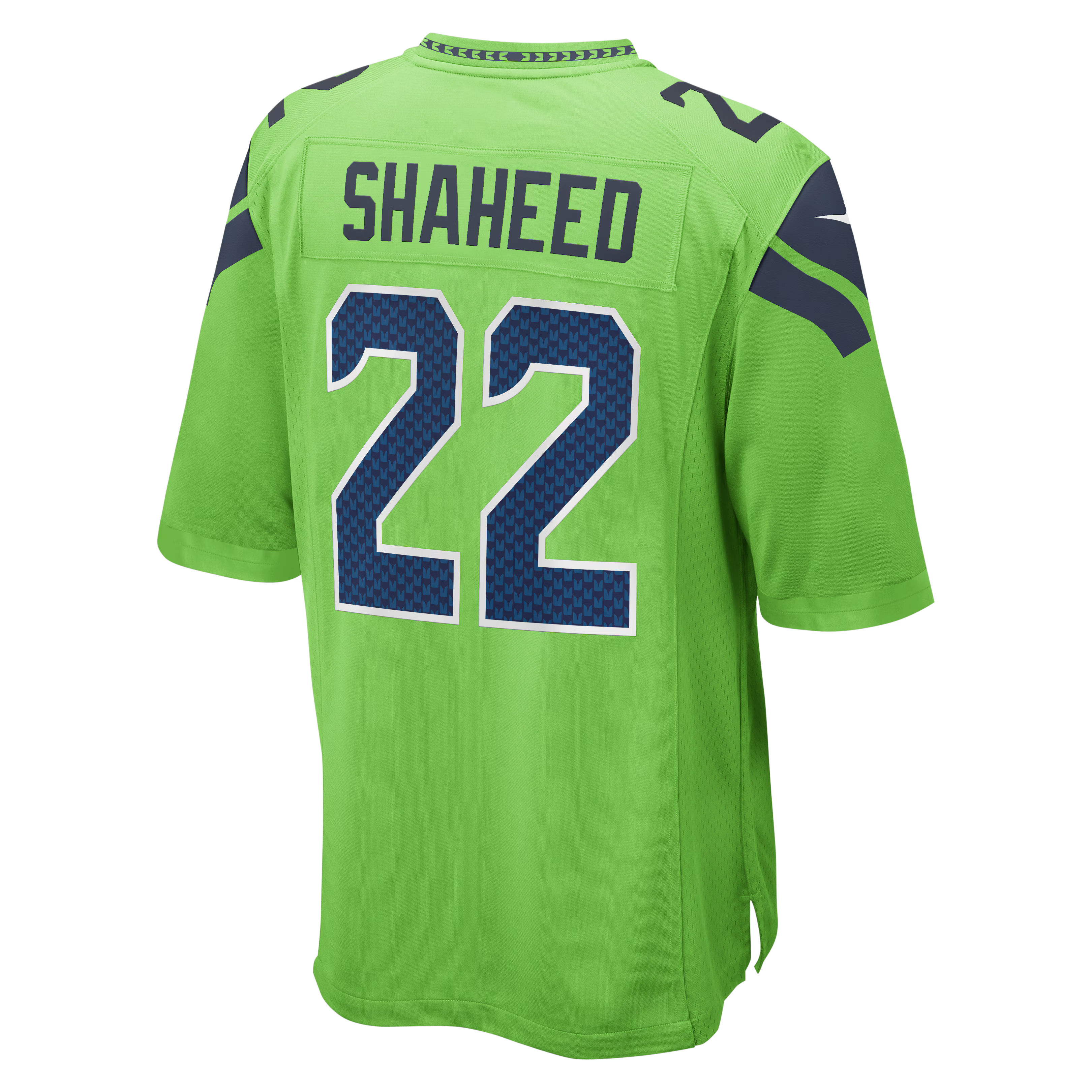 Seattle Seahawks Rashid Shaheed Neon Green Alternate 2 Game Jersey
