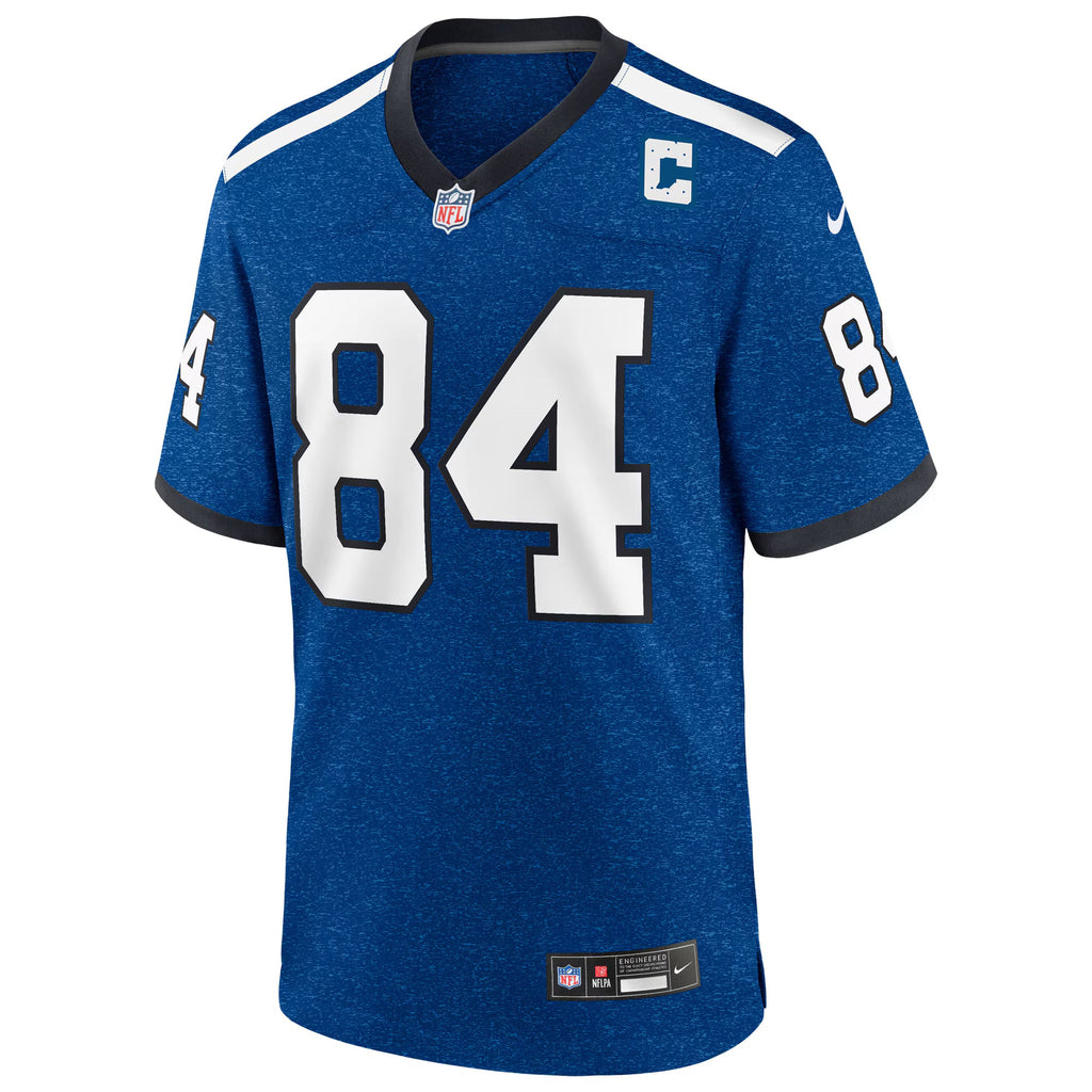 Indianapolis Colts Tyler Warren Heather Royal Alternate 2 Indiana Nights Game Jersey