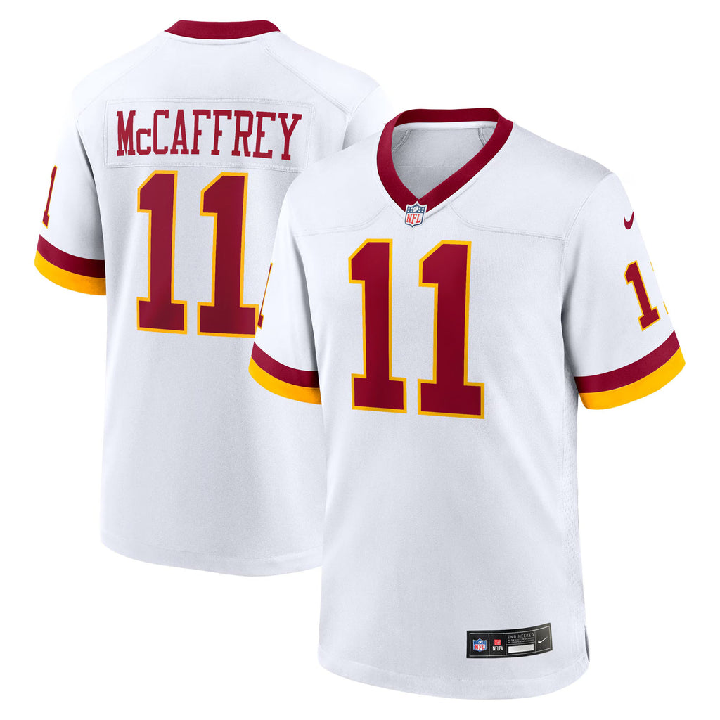 Washington Commanders Luke McCaffrey White Game Super Bowl Era Jersey