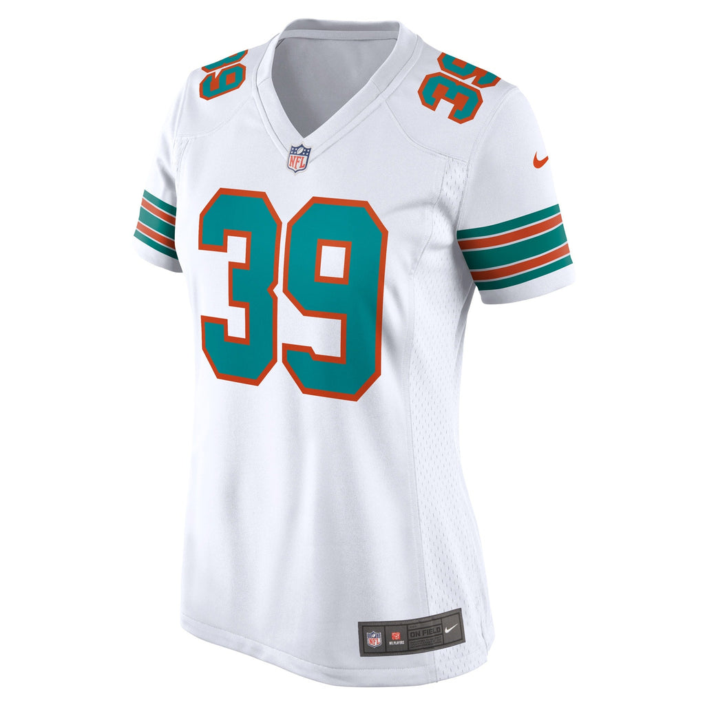 Miami Dolphins Larry Csonka White Retired Player Jersey