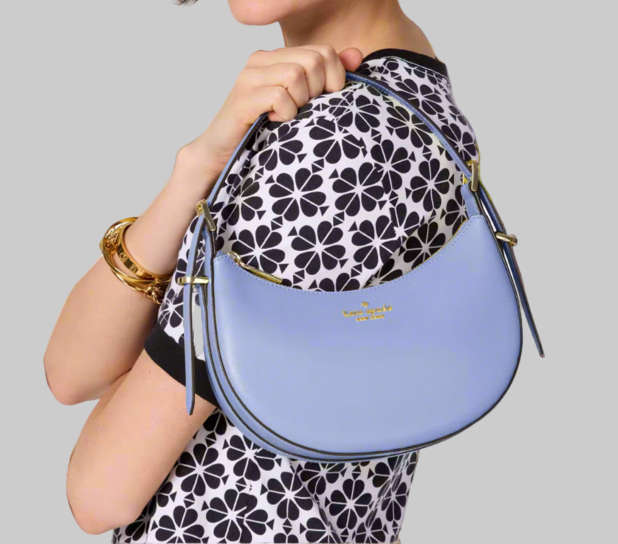 NWT Kate Spade Leather Madison Crescent Shoulder Bag