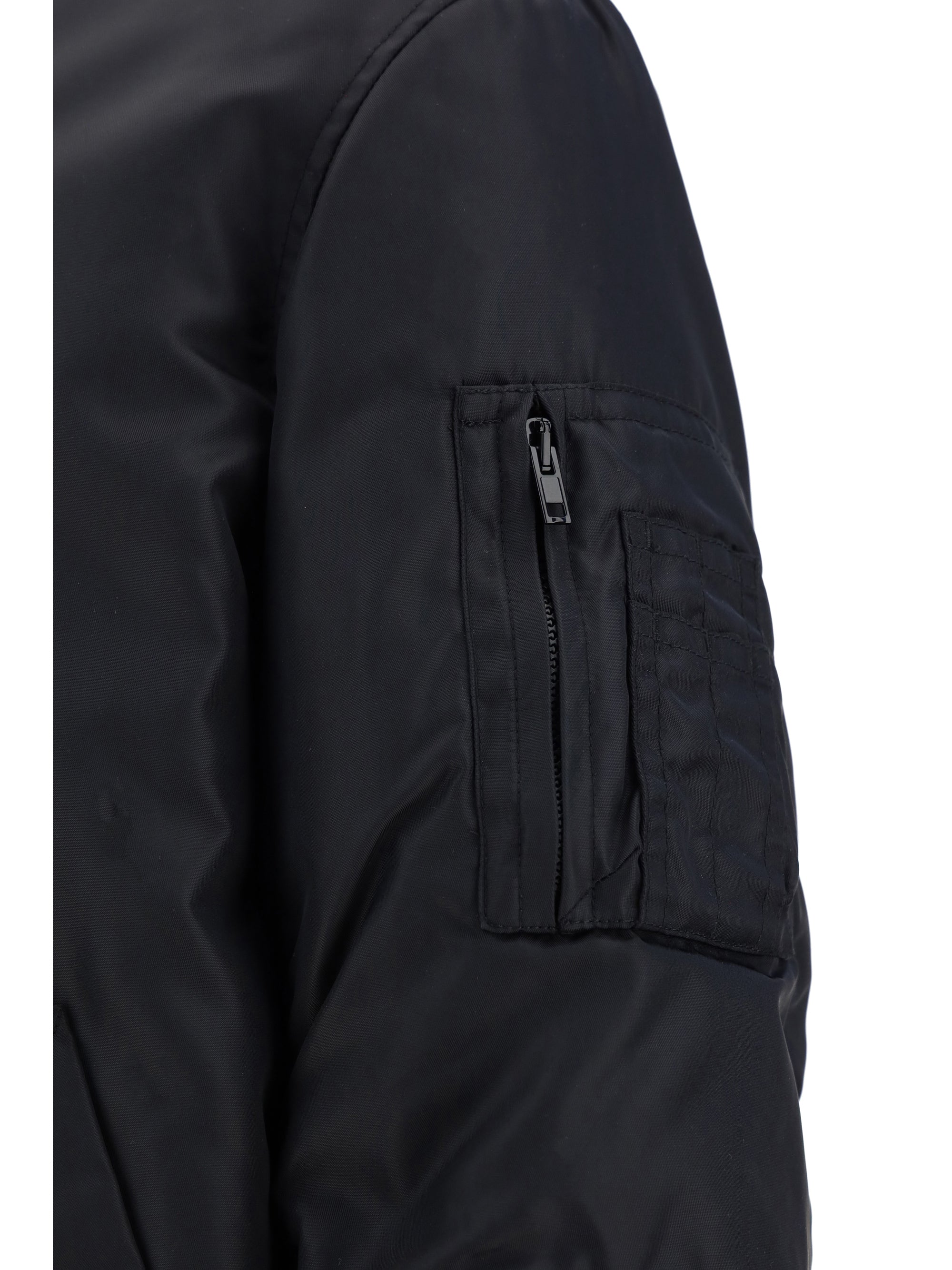 Moschino Men Zip-Up Bomber Jacket