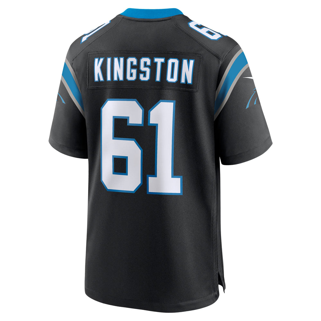 Carolina Panthers Jarrett Kingston Black Game Jersey