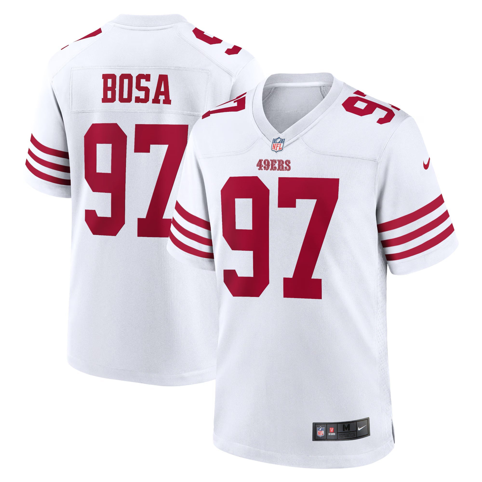 San Francisco 49ers Nick Bosa White Player Game Jersey