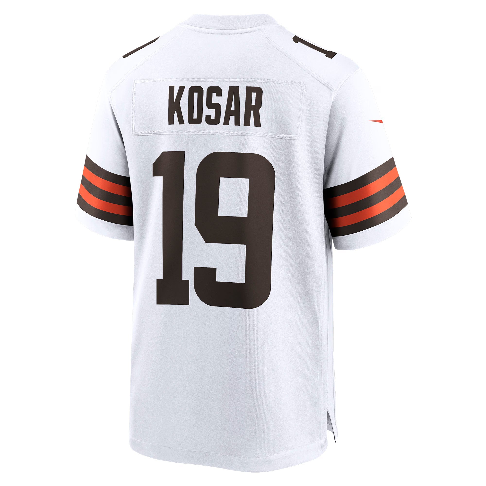 Cleveland Browns Bernie Kosar White Retired Player Game Jersey