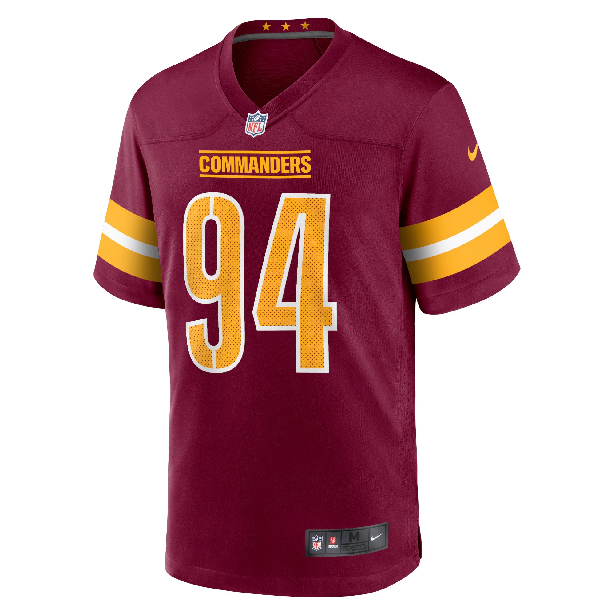 Washington Commanders Da'Ron Payne Burgundy Game Jersey