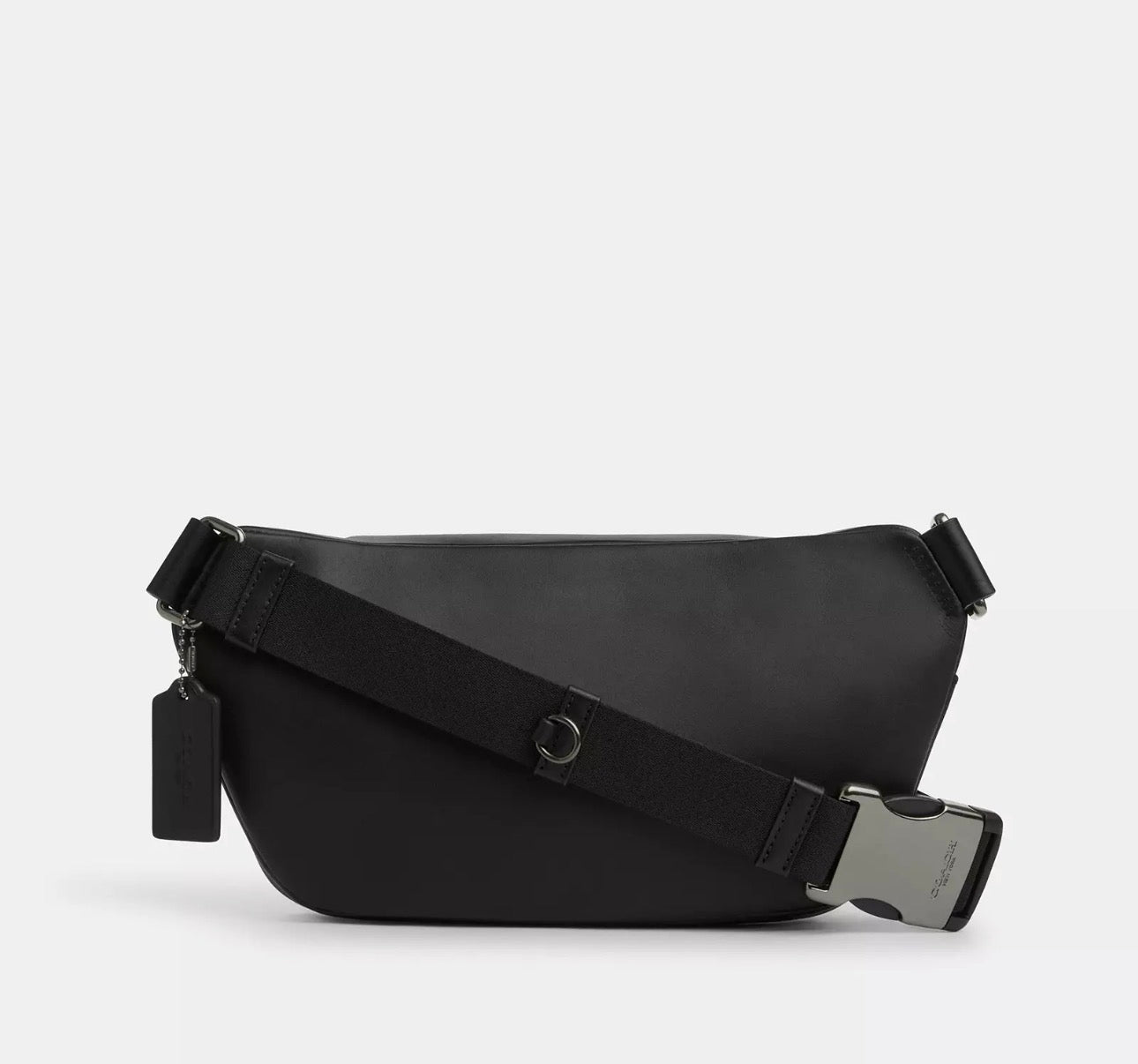 NWT Coach Unisex Elias Belt Bag In Signature Canvas & Smooth Leather