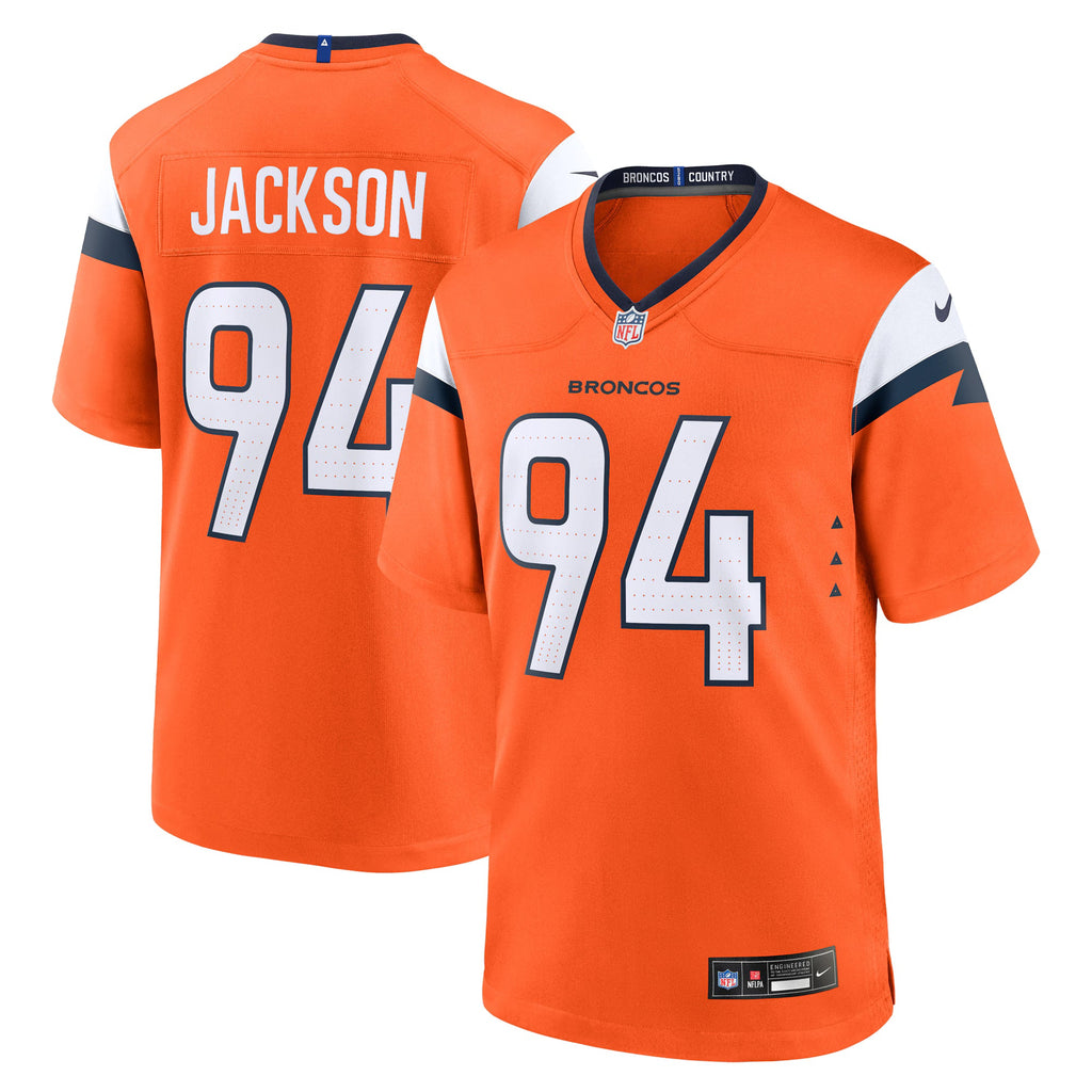 Denver Broncos Jordan Jackson Orange Team Game Jersey