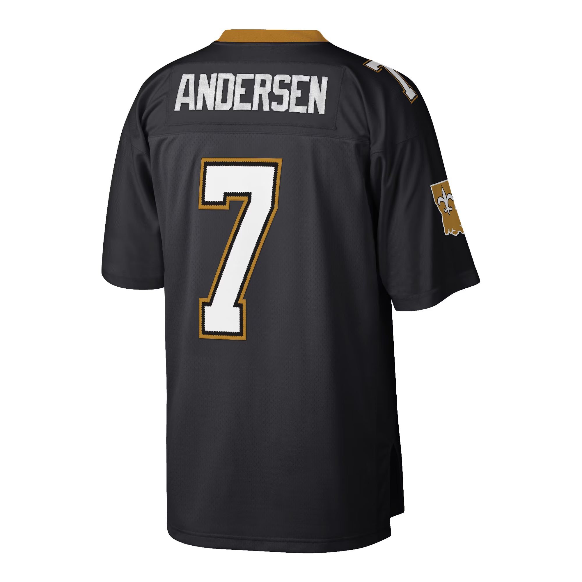 New Orleans Saints Morten Andersen Mitchell & Ness Black Retired Player Legacy Replica Jersey