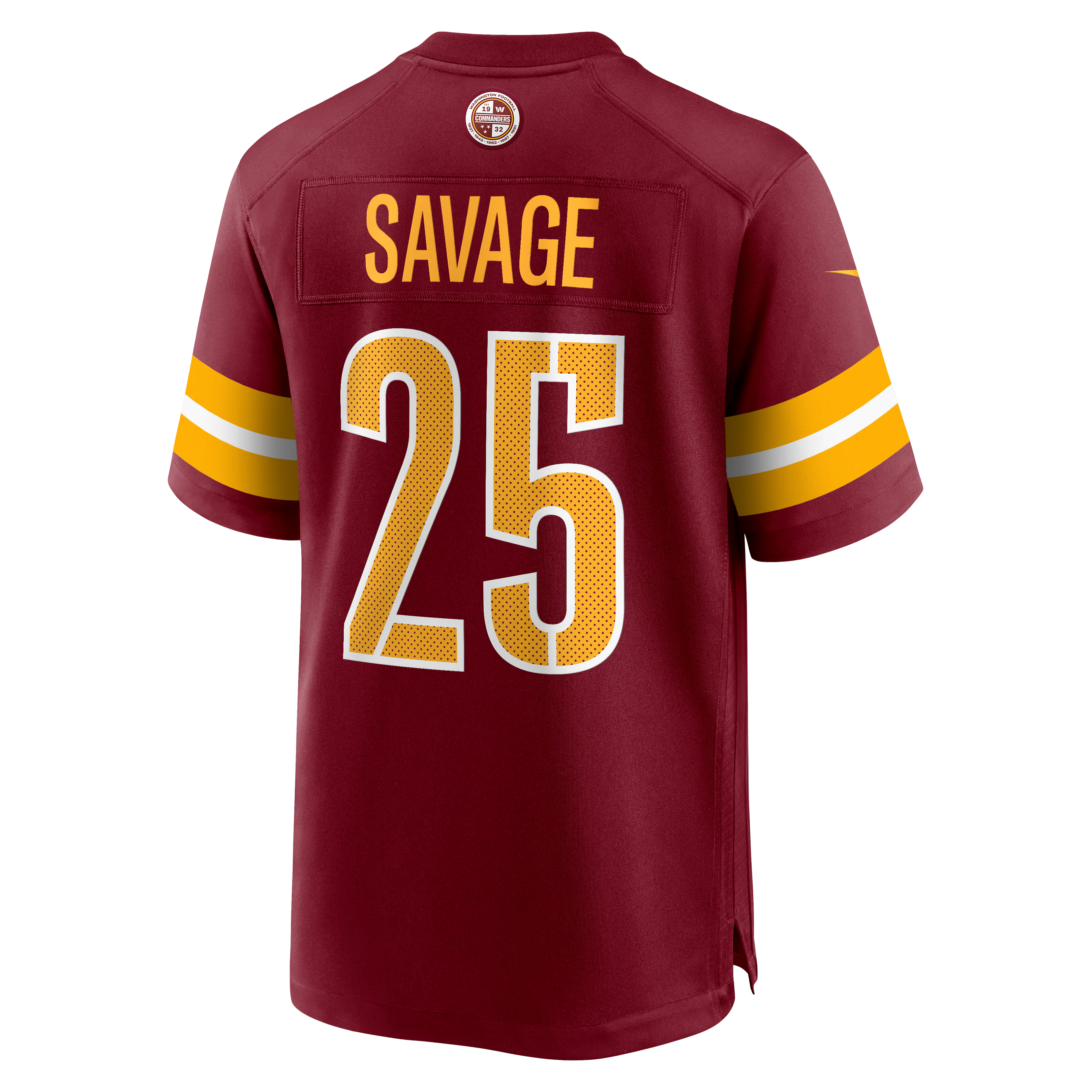 Washington Commanders Darnell Savage Burgundy Team Game Jersey