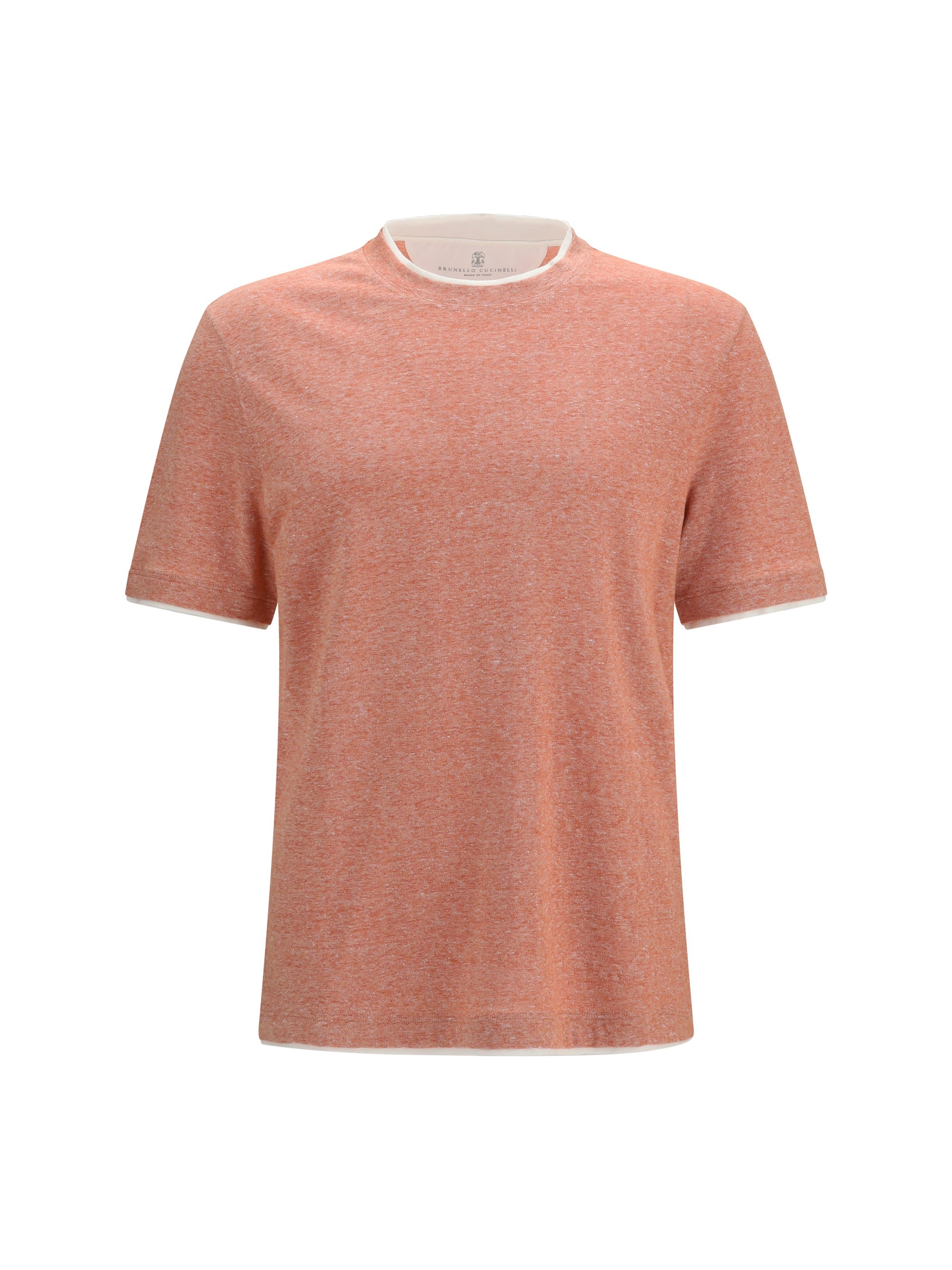 Brunello Cucinelli Men Short-Sleeve Cotton T-Shirt