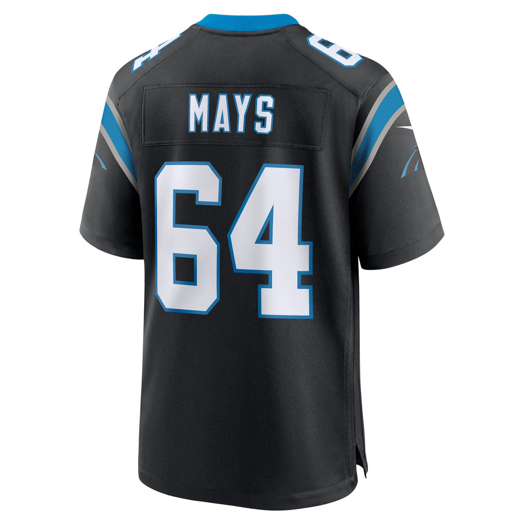 Carolina Panthers Cade Mays Black Team Game Jersey