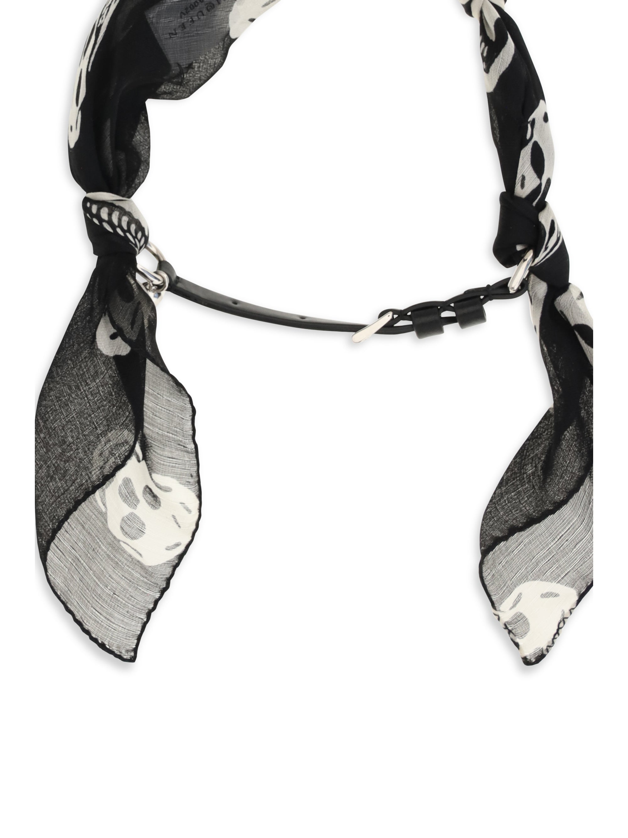 Alexander Mcqueen Women Double-Wrap Skull Scarf Bracelet