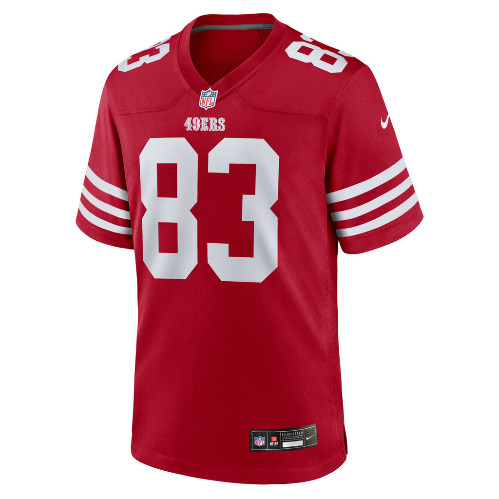 San Francisco 49ers Marquez Valdes-Scantling Scarlet Team Game Jersey