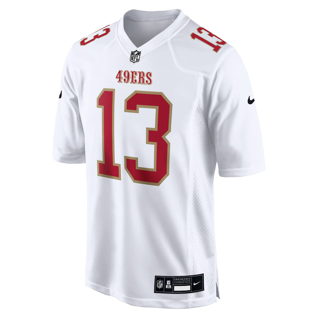San Francisco 49ers Brock Purdy Tundra White Fashion Game Jersey