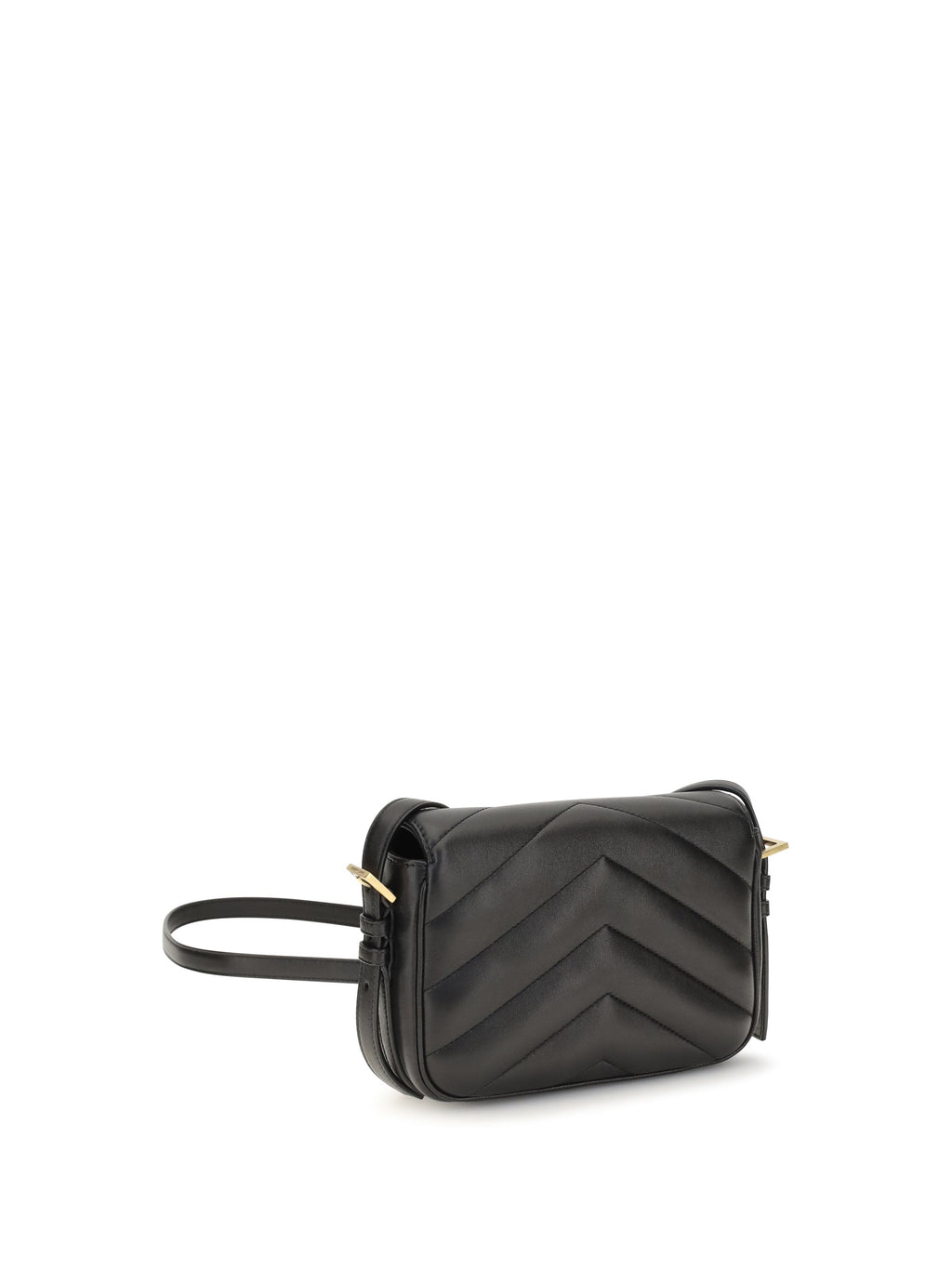 Saint Laurent Women Loulou Cassandre Toy Lambskin Shoulder Bag