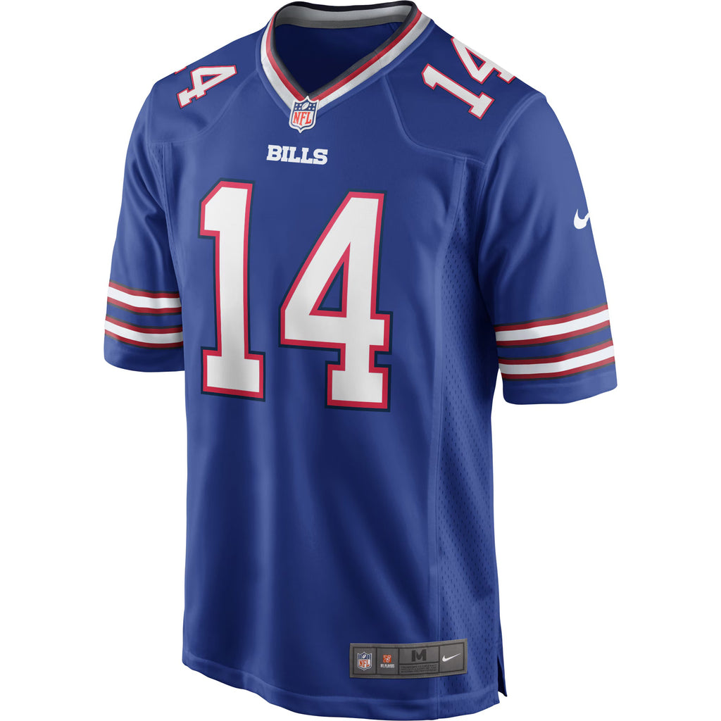Buffalo Bills Frank Reich Royal Game Retired Player Jersey