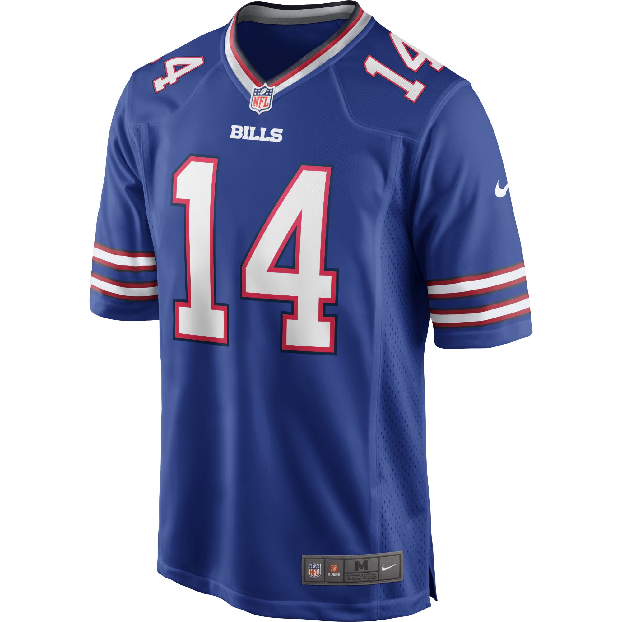 Buffalo Bills Frank Reich Royal Game Retired Player Jersey