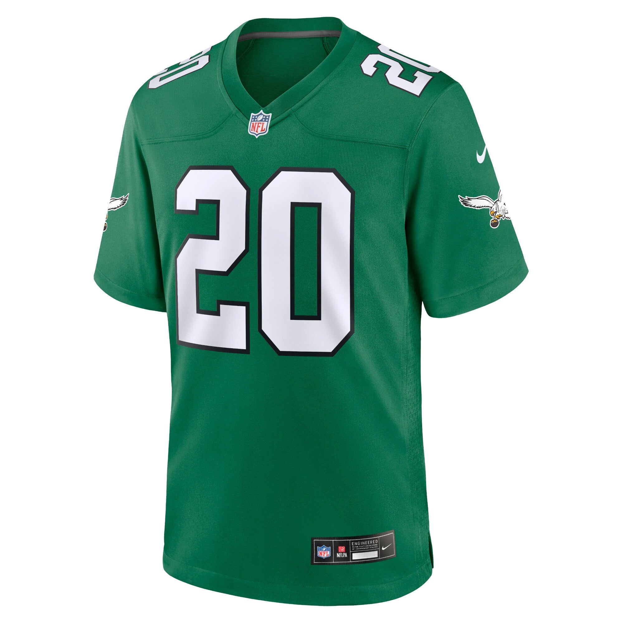 Philadelphia Eagles Brian Dawkins Kelly Green Alternate Retired Player Game Jersey