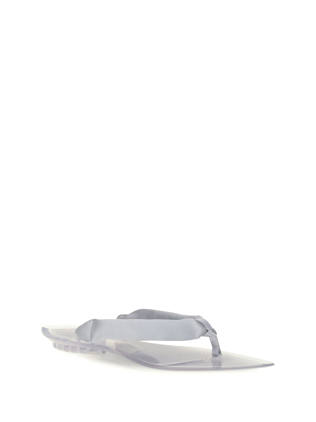 Alaïa Women Satin Flip-Flop Sandals