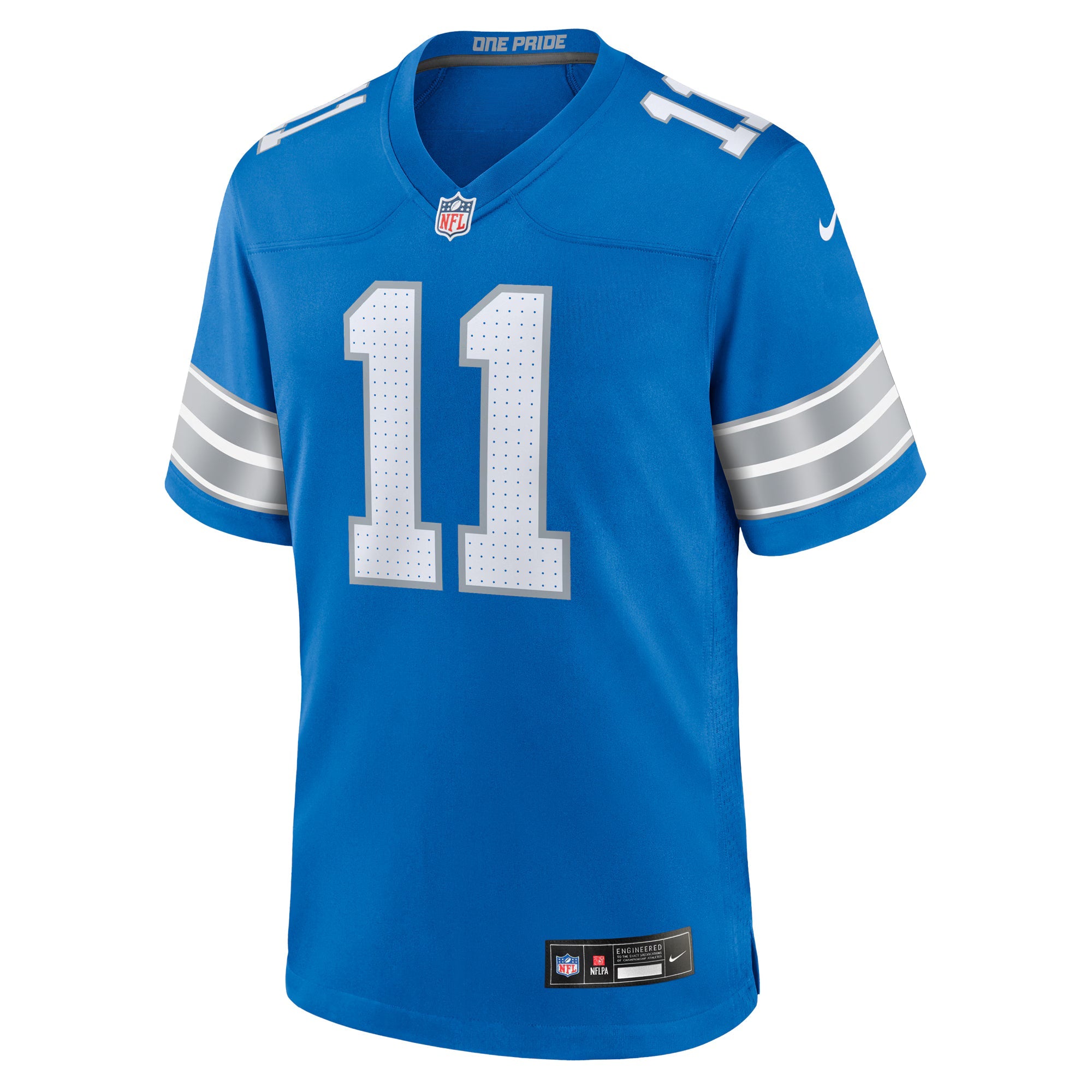 Detroit Lions Kalif Raymond Blue Team Game Jersey