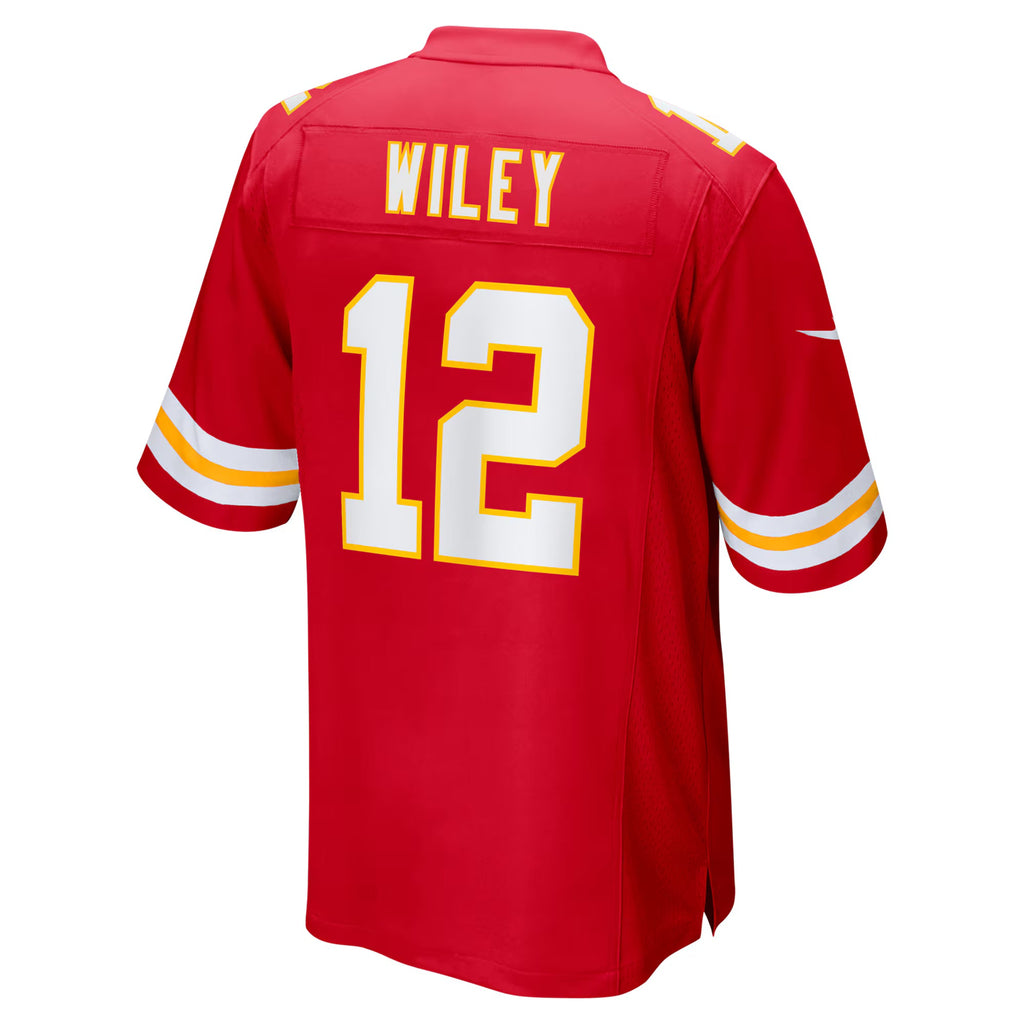 Kansas City Chiefs Jared Wiley Red Game Jersey